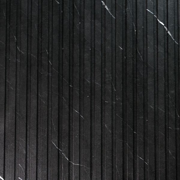 Marble Black Panel — fluted wall panel, 186 × 2750 mm